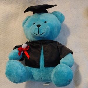 Graduation Teddy Bear Plush Toy - Blue